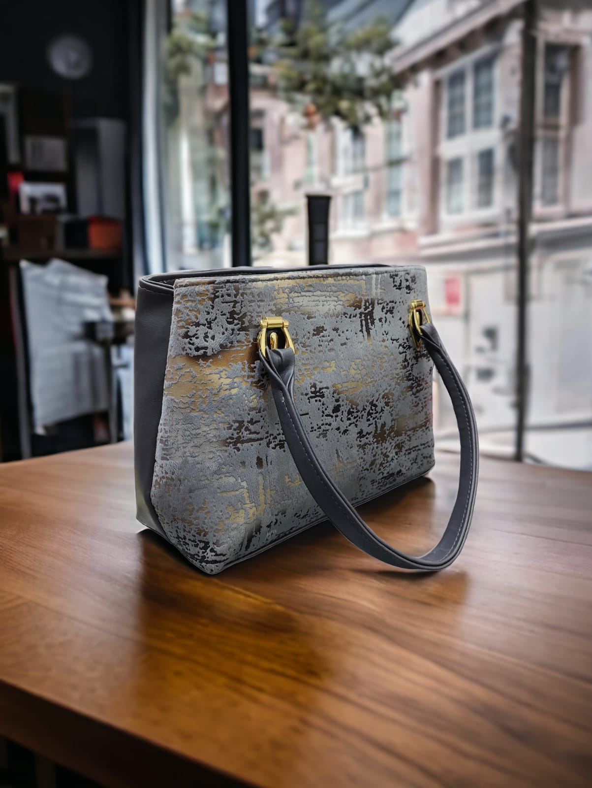 Turkish Double Zipper Woman Hand Bag