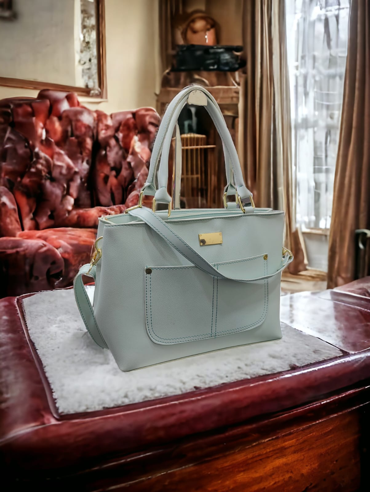 2024 new leather luxury fashion handbag lady handbag