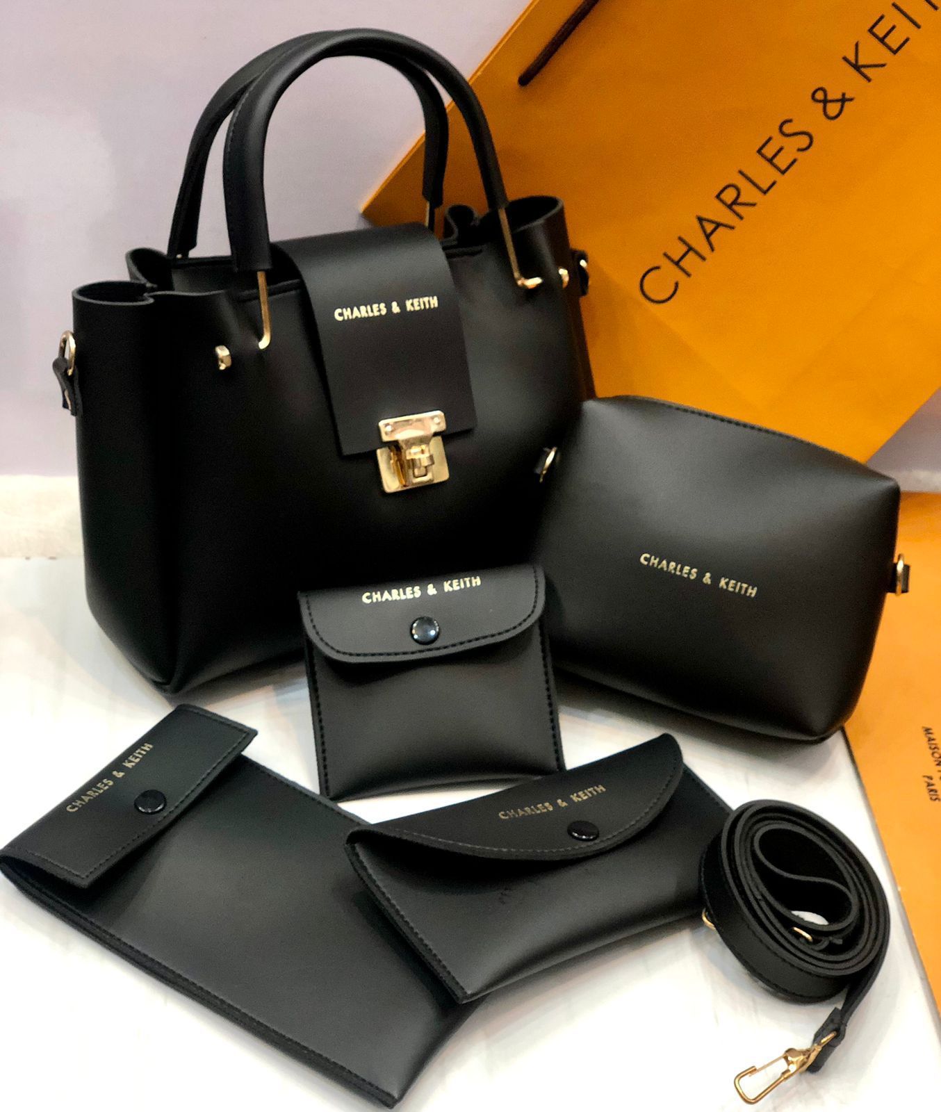 Charles & Keith 5 pcs beautiful handbag