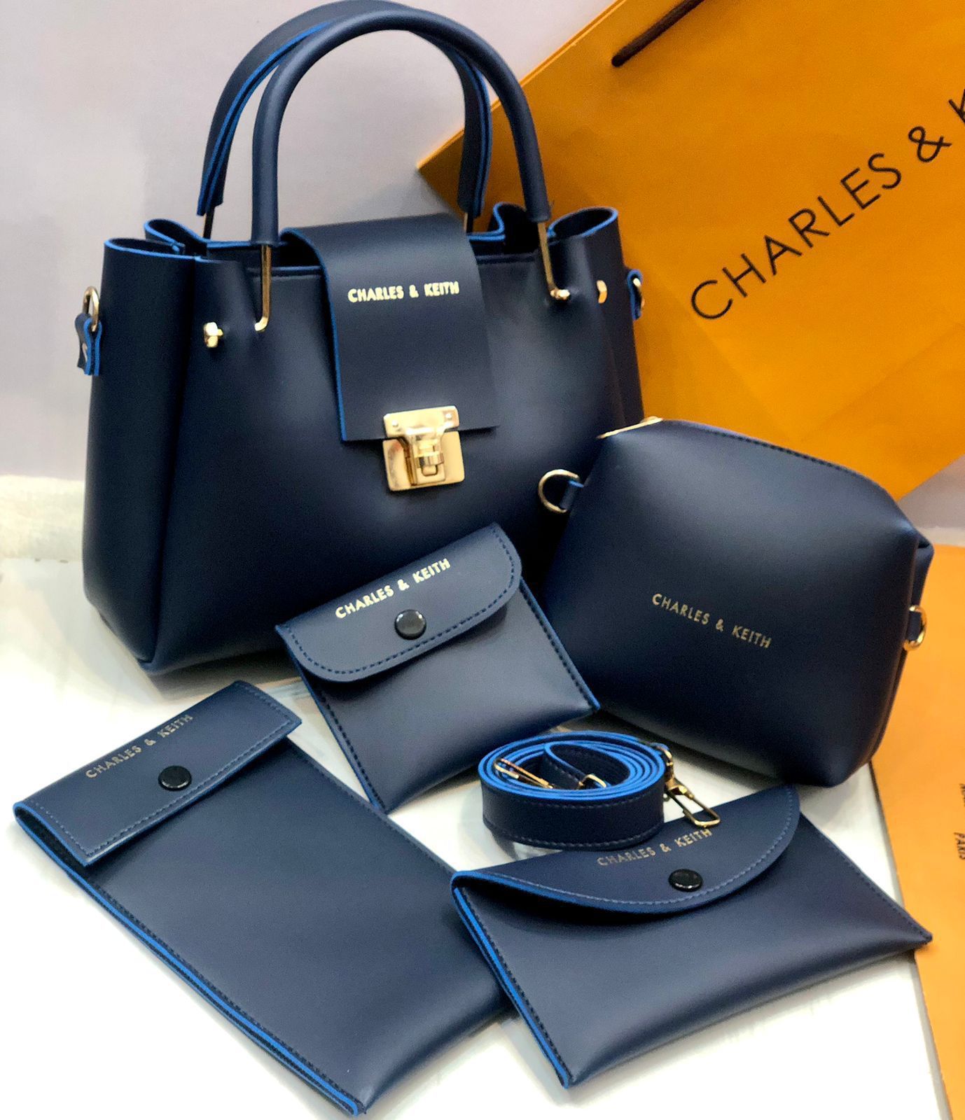 Charles & Keith 5 pcs beautiful handbag