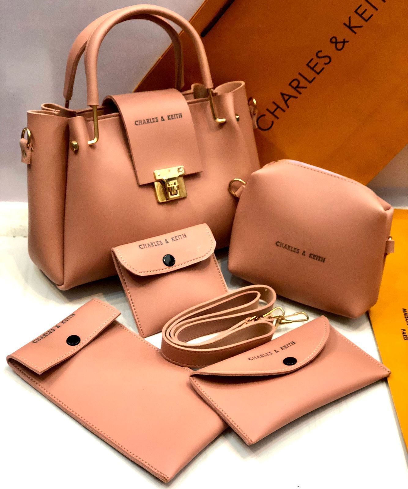 Charles & Keith 5 pcs beautiful handbag